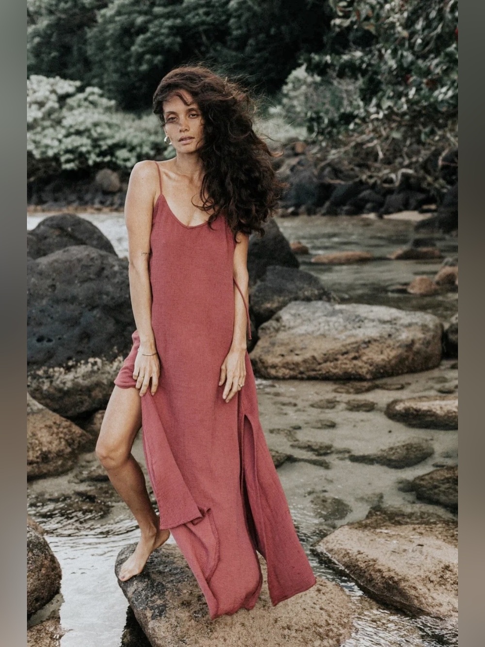 NWT🍒BAHHGOOSE  ROSE DRESS HIBISCUS🍒